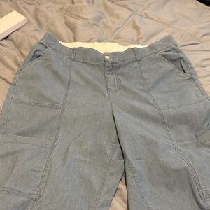 Lane Bryant Light Blue Denim cropped pants